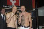 Duel. Brian Magee og Mikkel Kessler går i ringen i Herning omkring midnat. 