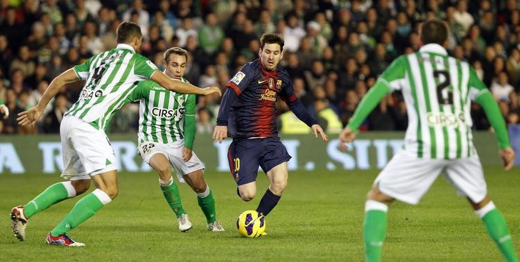 målkonge. Barcelona vandt 2-1 ude over Real Betis. Hvem, der scorede begge mål? Gæt... 