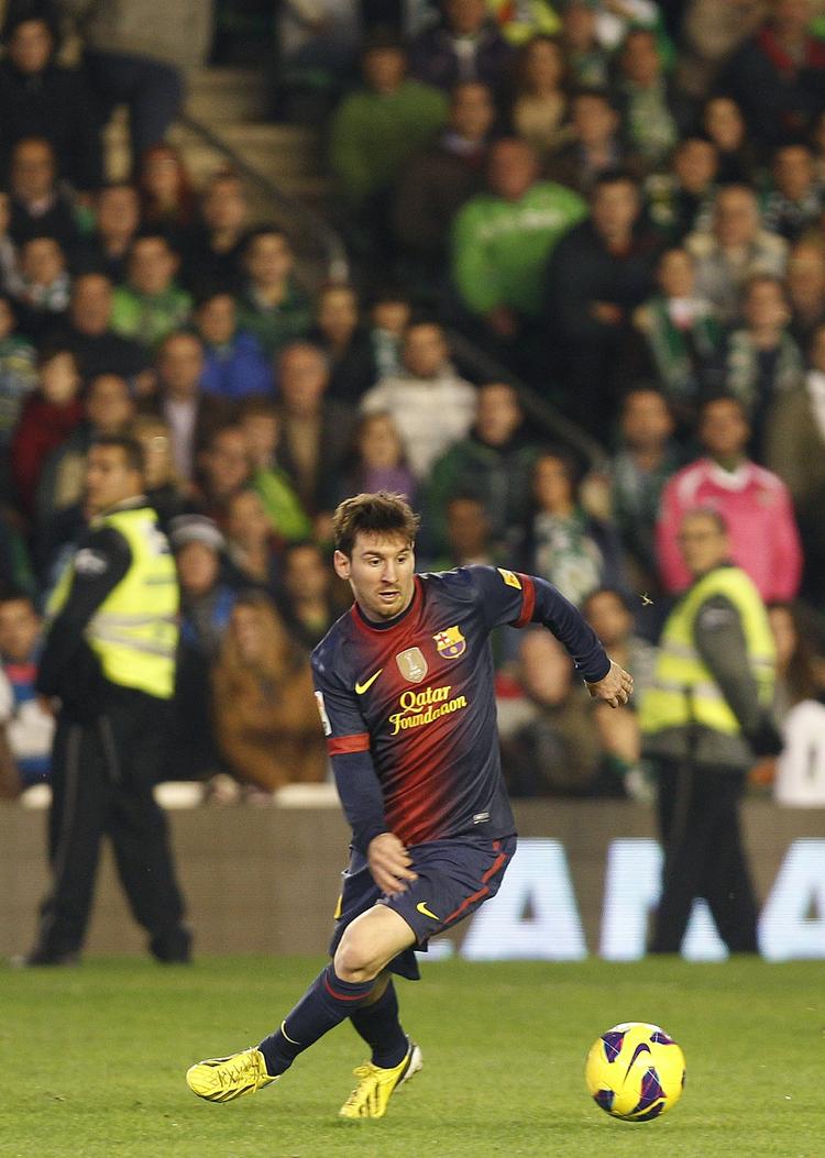 MÅLTYV. Lionel Messi har scoret ikke mindre end 86 mål i 2012. 