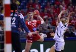 Mål. På sine fire forsøg scorede Kristina Bille to mål mod Tjekkiet. 