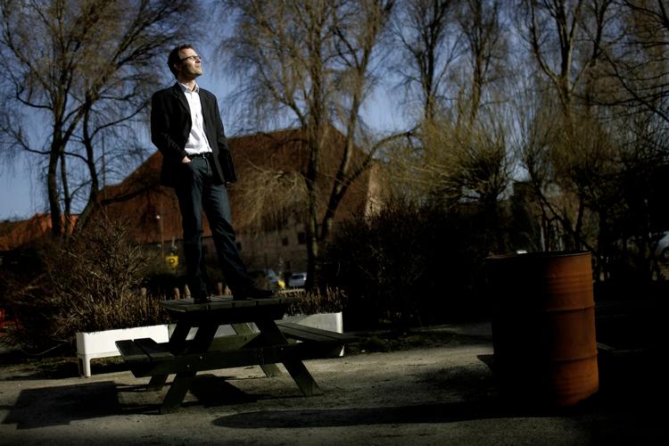 Modstand. Jesper Egevang var talsmand for Bryghusgruppen, der arbejdede mod Realdanias planer om byggeri på Bryghusgrunden. 