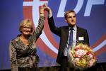 Domænekøb. Pia Kjærsgaard og den nye DF-formand Kristian Thulesen Dahl har grund til at glæde sig over partiets digitale udvikling. 