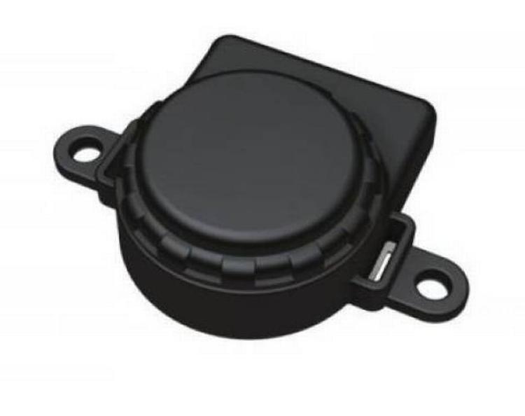 diskret. Diims er på størrelse med en femkrone men en del tykkere. Den kan monteres med strips eller dobbeltklæbende tape. 