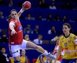 topscorer. Med fem mål på syv afslutninger var Louise Burgaard Danmarks mest scorende i første halvleg. 