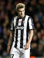 Nedtur. Nicklas Bendtner står muligvis foran en længere pause efter at være blevet skadet i en pokalkamp forlden for Juventus. 