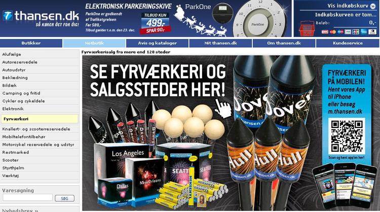 ulovligt. Politiet er nu ved at undersøge, om T. Hansen har solgt det ulovlige batteri i alle butikker og via webbutikken her. 