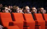 stjerneparade. Mange af Tour-stjernerne var til stede, da næste års rute - pånær startstedet - blev præsenteret i oktober. Fra venstre ses Alberto Contador , Bradley Wiggins, Christopher Froome, Cadel Evans og Philippe Gilbert. 