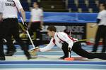 Ude. Danmarks Ramus Stjerne under EM i Curling i Sverige. Danmark tabte kampen om bronzemedaljen til Tjekkiet. 