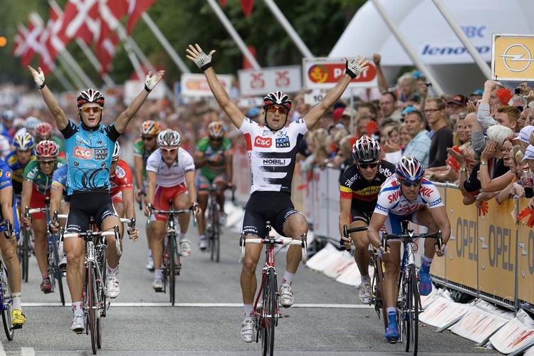 Succes. Juan José Haedo opnåede en af sine triumfer i Post Danmark Rundt i 2008. 