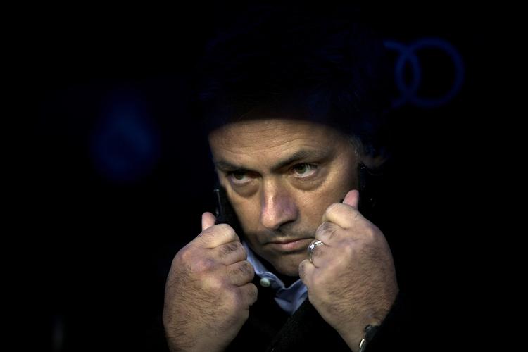 ARRIG. Denne gang var det en spansk radiojournalist, der blev offer for Jose Mourinhos vrede. 