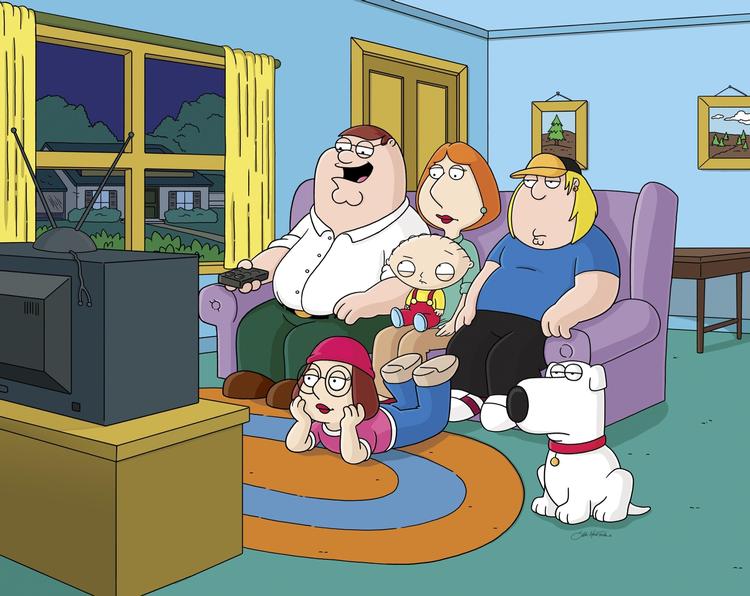 UDSKUDT. De animerede komedie-serier 'Family Guy' og 'American Dad' måtte vise genudsendelser efter Newtown-tragedien. Begge serier er kendt for grænseoverskridende humor. 