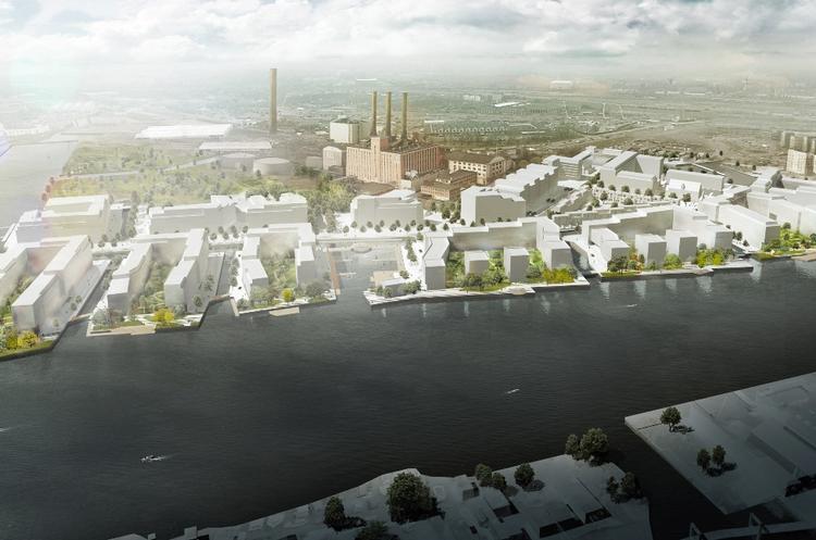 Gadeplan. Sådan ser visualiseringen af den nye havnepromenade i hovedstaden ud. Udarbejdet af PK3 Landskabsarkitekter og Vismo. 