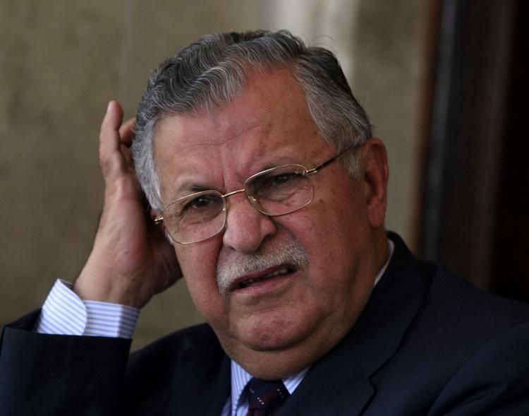 Indlagt. Jalal Talabanis tilstand er kritisk. 