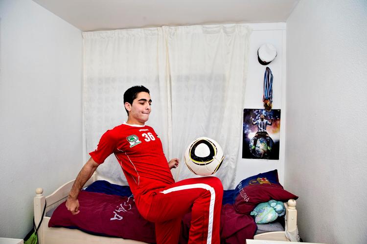 fremtid. Hani Naboulse har fået at vide at han er det palæstinensiske fodboldlandsholds fremtid. 