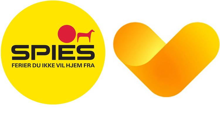 Skiftedag. Fremover skal danske rejsende vænne sig til, at det er logoet til højre, der kendetegner rejseselskabet Spies. 