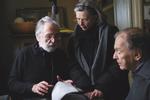 Film. Michael Haneke instruerer Emmanuelle Riva og Jean Louis Trintignant under optagelserne af 'Amour'. 