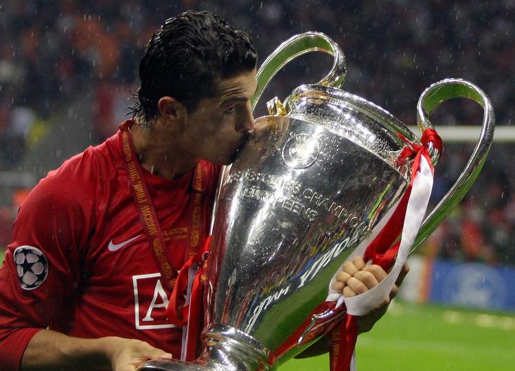 Gensyn. Ronaldo vandt mesterligaen med United i 2008 efter finalesejr over Chelsea. 