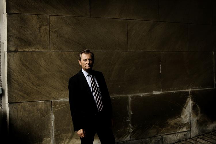 Finansrådet. Rådet har ingen meninge om de enkelte bankers skyld. Til gengæld udtaler direktør Jørgen A. Horwitz at hele sektoren har medansvar for finanskrisen. 