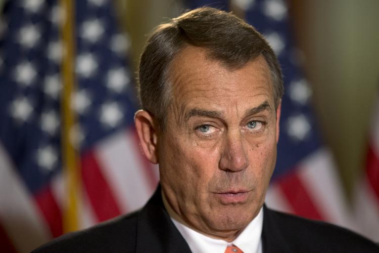 TRENERING. Republikanerne og deres formand i Repræsentanternes Hus, John Boehner, kritiseres for at trække forhandlingerne om en løsning på USA's nære økonomiske problemer i langdrag. 