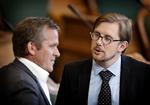 Fremgang. Liberal Alliances formand Anders Samuelsen og politisk ordfører Simon Emil Ammitzbøll kan gå på juleferie med den bedste måling i over et år. 