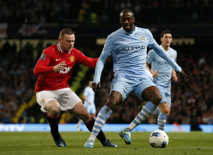 Brag. Der er topkamp mellem ærkerivalerne United og City i dag i Premier League. 