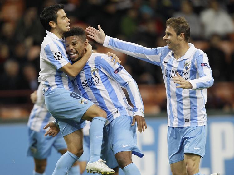 straffet. Selv om Malaga er økonomisk på hælene, så har holdets spillere imponeret alt og alle ved at vinde gruppen og komme videre i Champions League. 