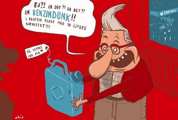 Katastrofehjælp. Mangler du også den sidste gave til i aften? Tjek hjælper dig med at få styr på de sidste. Illustration: PHILIP YTOURNEL 