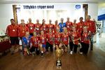 VM. Glade guldvindere med mod på mere. Næste år skal de spille om EM-guld på hjemmebane. 