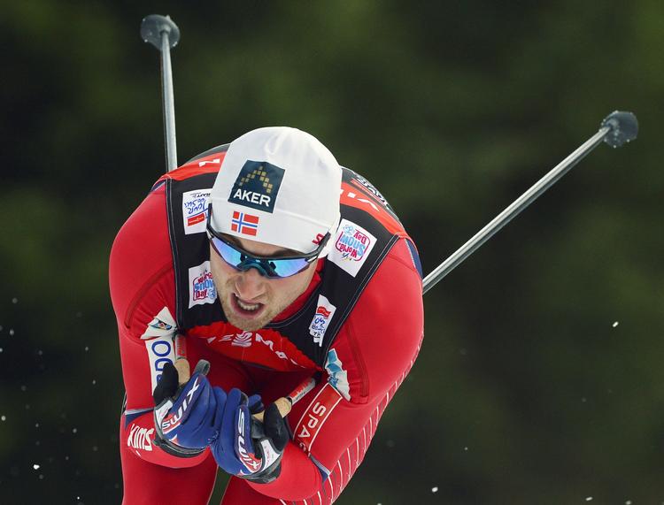 prolog. Petter Northug på dagens  Tour de Ski-prolog, som nordmanden vandt. 