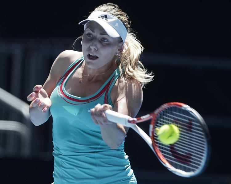 KVALIFIKATIONSSPILLER. Efter to sejre i kvalifikationen er Ksenia Pervak klar til at møde Caroline Wozniacki. 