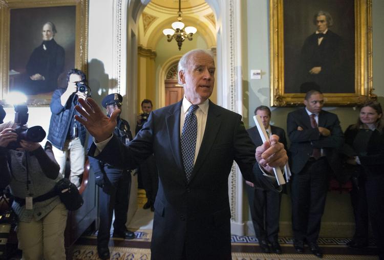 Kompromis. Budgetaftalen er forhandlet på plads af USA's vicepræsident Joe Biden (billedet) fra Demokraterne og Senatets republikanske mindretalsleder Mitch McConnell. 