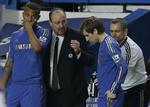 Forfejlet. Rafael Benitez måtte sande, at Ryan Bertrand (til venstre), Marko Marin eller nogen af de andre Chelsea-spillerede formåede at få bolden i nettet mod Queens Park Rangers. 