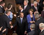 GENVALGT. Der var enkelte partifæller, som nægtede at stemme på ham, men ellers nød John Boehner godt af Republikanernes flertal i Repræsentanternes hus. 