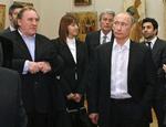 Latter. Gerard Depardieu har vakt latter blandt russere på de sociale medier, efter han har kaldt Rusland 'et storslået demokrati'. 