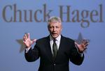 KONTROVERSIEL. Chuck Hagel er kendt for at tale lige ud af posen, og flere af hans partifæller kan ikke lide det, der kommer ud. 