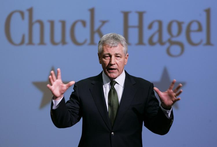 KONTROVERSIEL. Chuck Hagel er kendt for at tale lige ud af posen, og flere af hans partifæller kan ikke lide det, der kommer ud. 