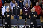 bænket. Kasper Irming (midt tv) og  Morten Olsen (midt th) blev i sidste øjeblik siet fra i truppen til VM i Spanien. 