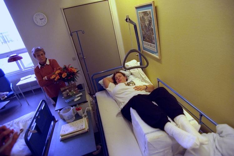 INFLUENZA. Hvidovre Hospital er i den grad influenzaramt. Influenzaen giver overfyldte stuer og sygdomsramt sundhedspersonale (Arkivfoto) 