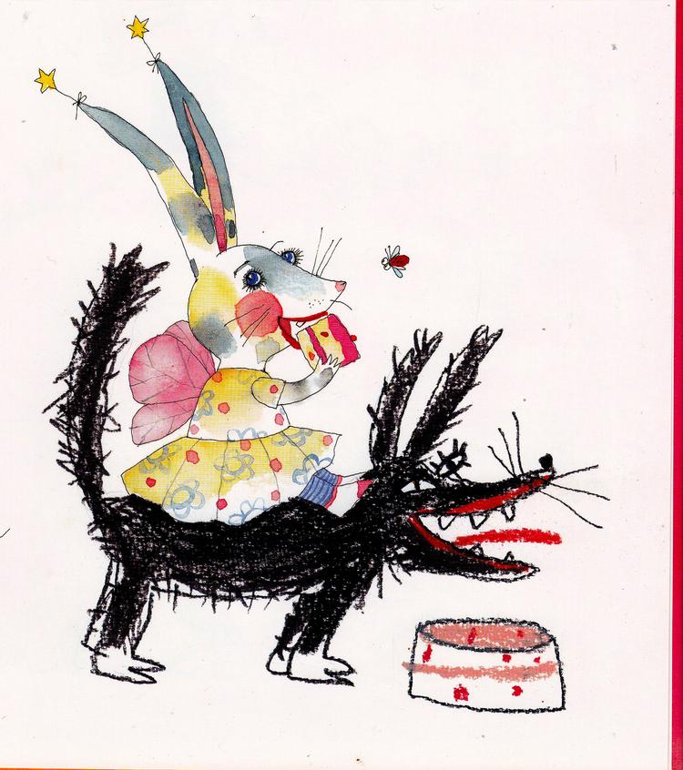 Kanin til hunds. Piet Grobler  eksperimenterer både med billedsprog, farvevalg og de afrikanske rødder. 