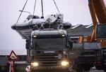 The speedboat involved in Sunday night's attempt to smuggle 250 kg. of hash from Aalbæk in Jutland to Norway. 