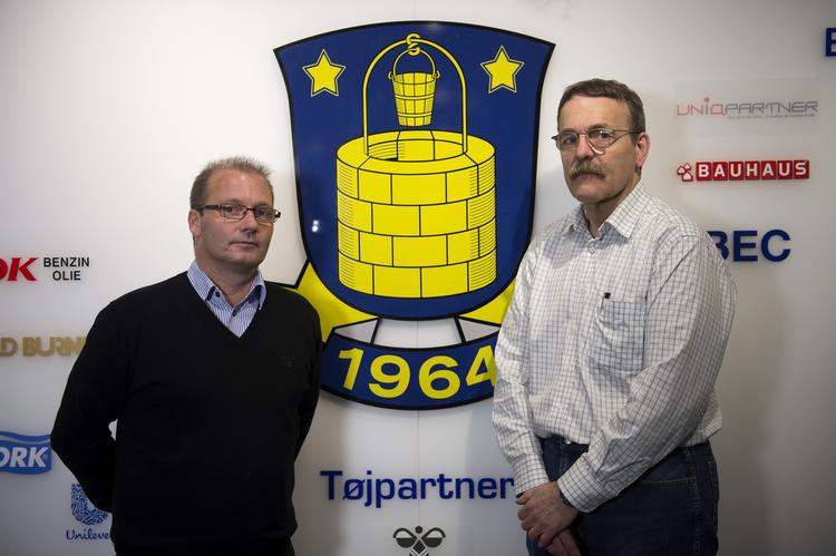 Budbringere. Bestyrelsesformand Sten Lerche (t.h.) og administrerende direktør Tommy Håkansson er kommet på hårdt arbejde. 