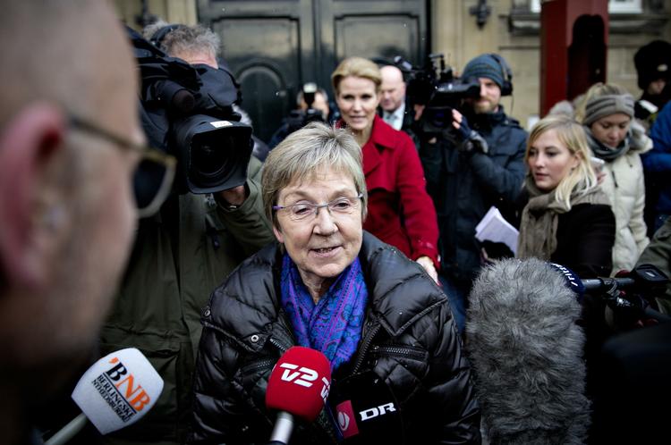 Rutine. Marianne Jelved er igen rykket frem i et af de forreste geleder. 
