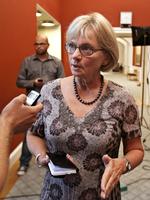 Lukket. »Det er elendigt, at der er en eller anden tosse, der anmelder det, og så bliver profilen bare stoppet«, siger Pia Kjærsgaard. 