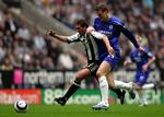 spillegæld. Michael Chopra (tv) i kamp for Newcastle i den bedste række, mens økonomien stadig så fin ud for spilleren. 