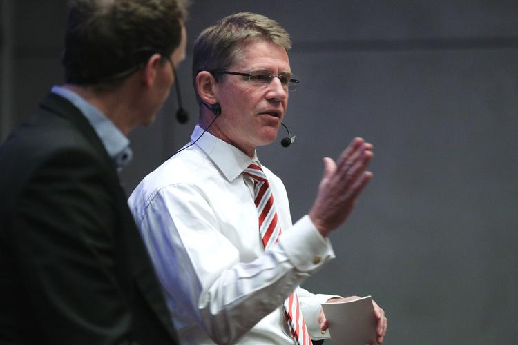 2012. Lars Rebien Sørensen (billedet) er topchef i Novo Nordisk, der har været en afgørende faktor for pensionsopsparingernes positive resultat. 