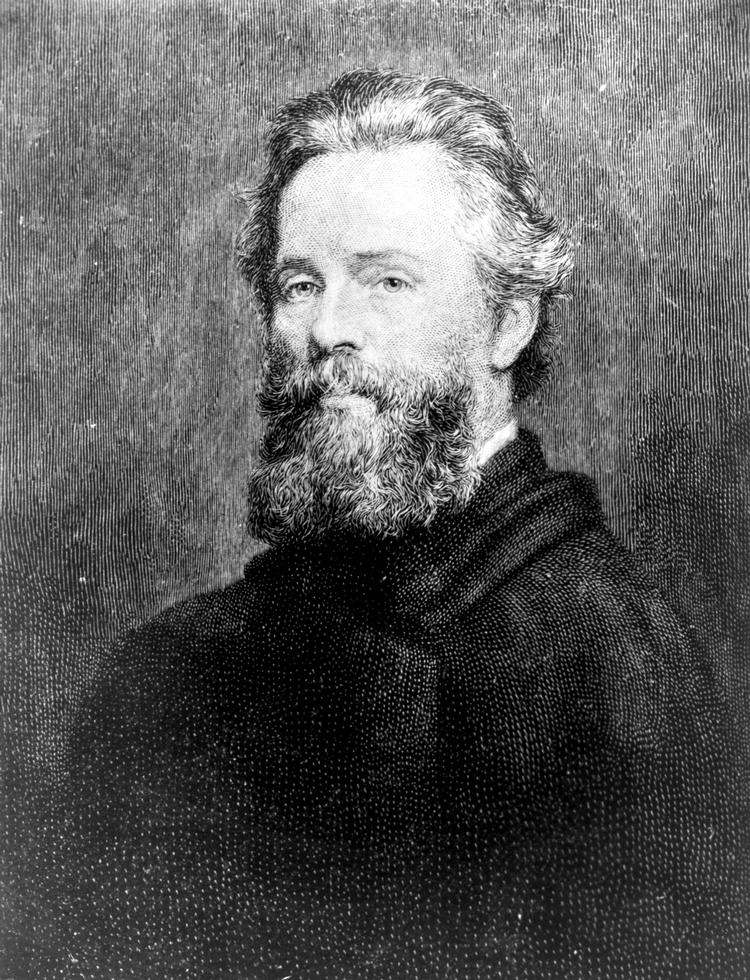 FADERFIGUR. Herman Melvilles (1819-91) metode delte og deler  vandene. At han har inspireret  postmodernistiske forfattere som  Thomas Pynchon, hersker der dog ingen tvivl om. Illustration: Radering efter portræt af Joseph O. Eaton/ Library of Congress 