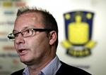 sammenbrud? Brøndby IF's administrerende direktør Tommy Håkansson var meget tilfreds med at have forhandlet en lønaftale på plads. 