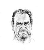 Aktuel. Jens Christian Grøndal er aktuel med essaysamlingen 'Den sibiriske måne', som  udkommer på Lindhardt og Ringhof  i morgen. Tegning: Roald Als 