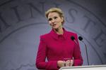 Thorning holder pressemøde