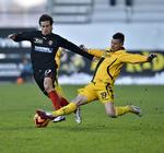 Utilfredshed. FCM-træner Glen Riddersholm kalder det »for ringe«, at Mads Albæk (t.v.)ikke er udtaget til de kampene i USA mod Canada og Mexico. 